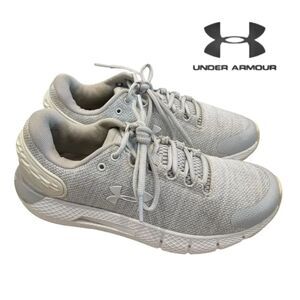 Under Armour Charged Rogue 2 Twist Grey White Running Shoes Sneakers 8